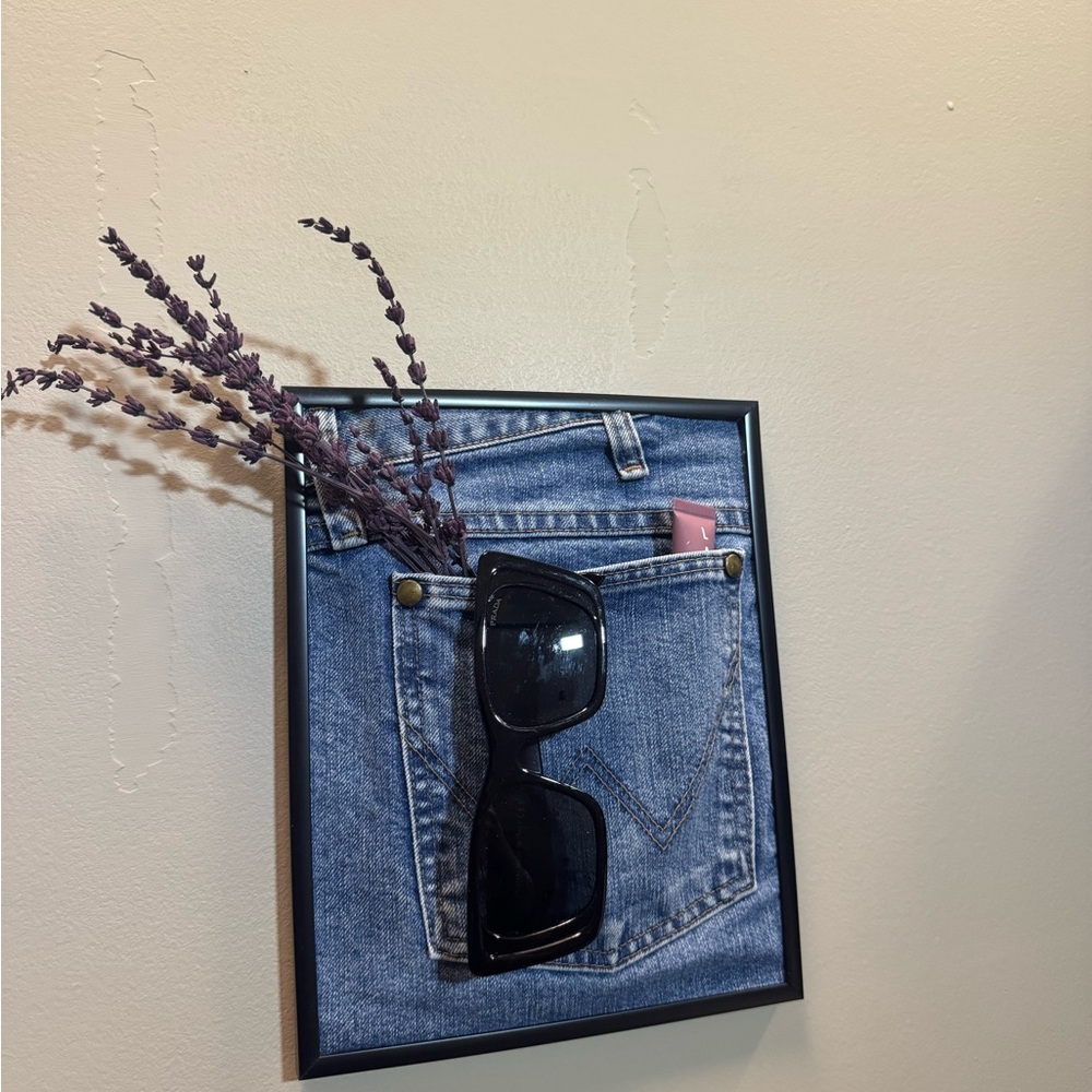 vintage jean wall decor - Picture 5 of 9